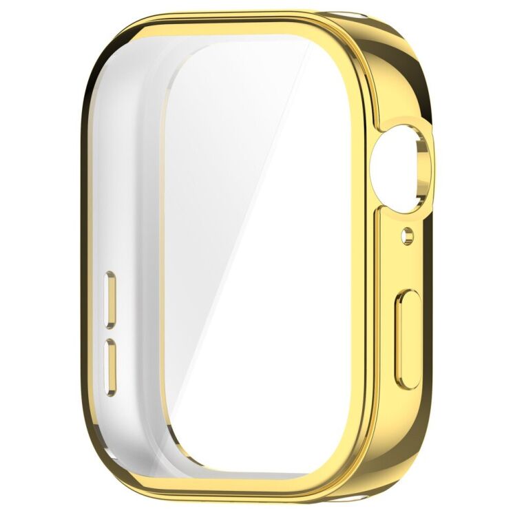 Защитный чехол Deexe Protective Frame для Huawei Watch Fit 3 - Gold: фото 2 из 7