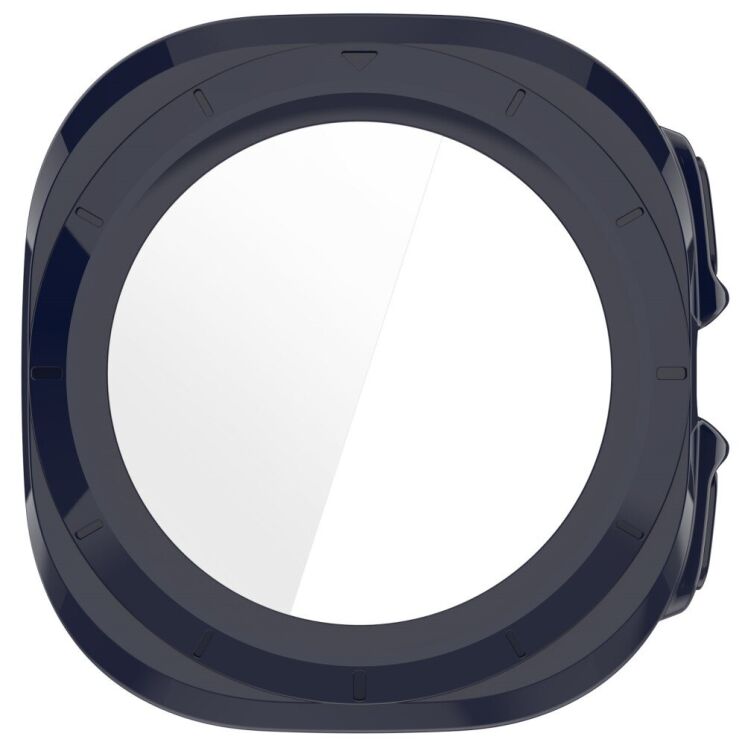 Защитный чехол Deexe Protective Frame для Samsung Galaxy Watch Ultra (47mm) - Dark Blue: фото 6 из 7