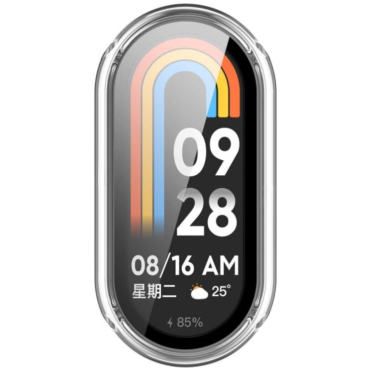 Защитный чехол Deexe Protective Frame для Xiaomi Mi Smart Band 9 - Transparent: фото 6 из 8