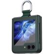Захисний чохол Deexe Ring Case для Samsung Galaxy Flip 6 / Flip 7 FE - Midnight Green (357518MG)