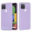 Защитный чехол Deexe Silicone Case для Google Pixel 4a 5G - Purple (278604V)