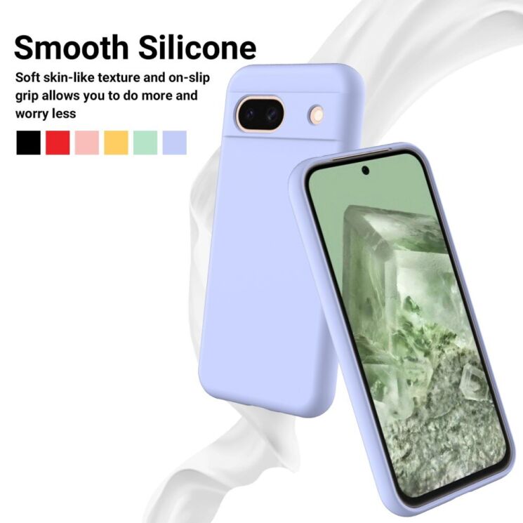 Защитный чехол Deexe Silicone Case для Google Pixel 8A - Green: фото 4 из 8