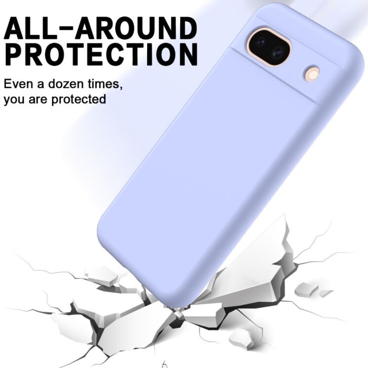 Защитный чехол Deexe Silicone Case для Google Pixel 8A - Green: фото 3 из 8