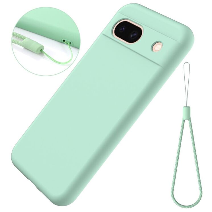 Защитный чехол Deexe Silicone Case для Google Pixel 8A - Green: фото 2 из 8