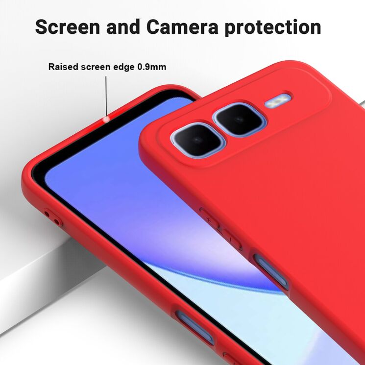 Защитный чехол Deexe Silicone Case для Infinix Smart 10 Plus - Black: фото 5 из 9