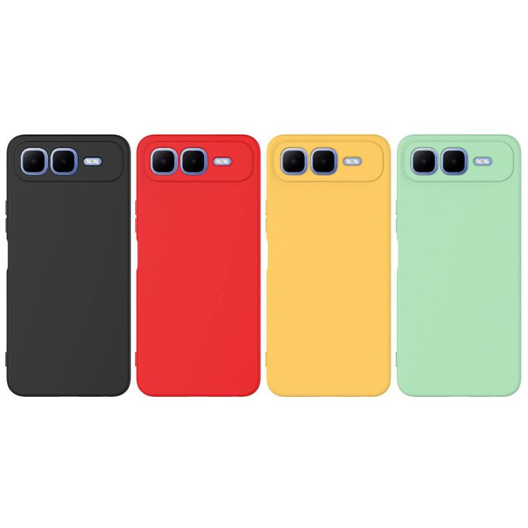 Защитный чехол Deexe Silicone Case для Infinix Smart 10 Plus - Black: фото 2 из 9