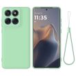 Защитный чехол Deexe Silicone Case для Motorola Edge 60 / Edge 60 Fusion - Green (379611G)