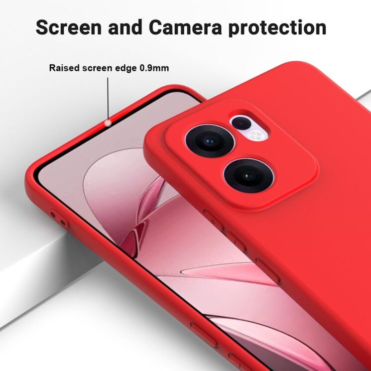 Защитный чехол Deexe Silicone Case для OPPO Reno 13 F/FS 5G - Yellow: фото 4 из 8