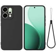 Захисний чохол Deexe Silicone Case для OPPO Reno 14 5G - Black: фото 1 з 9