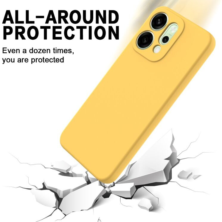Захисний чохол Deexe Silicone Case для OPPO Reno 14 5G - Black: фото 6 з 9