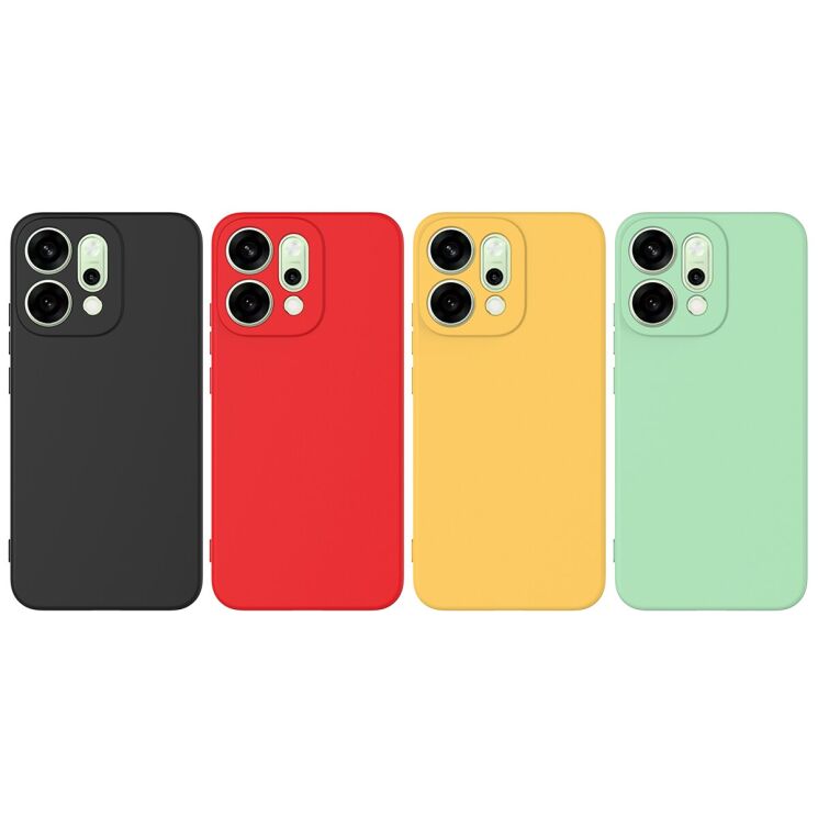 Захисний чохол Deexe Silicone Case для OPPO Reno 14 5G - Black: фото 2 з 9