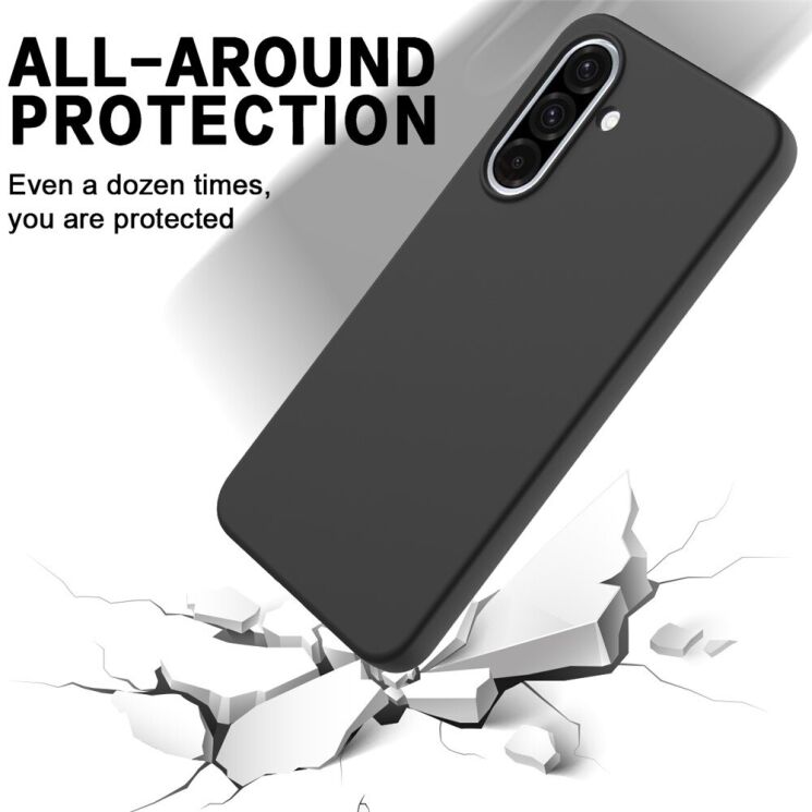 Силиконовый (TPU) чехол Deexe Silicone Case для Samsung Galaxy A56 (A566) - Black: фото 6 из 8