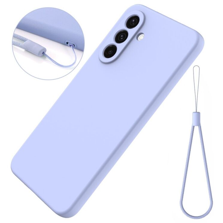 Защитный чехол Deexe Silicone Case для Samsung Galaxy A56 (A566) - Purple: фото 2 из 8
