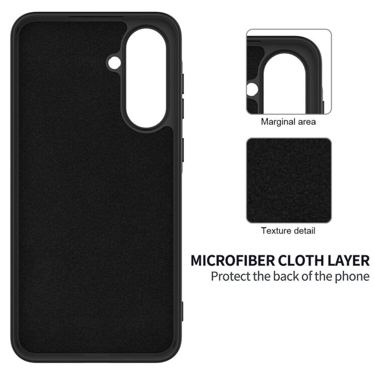 Силиконовый (TPU) чехол Deexe Silicone Case для Samsung Galaxy A56 (A566) - Black: фото 7 из 8