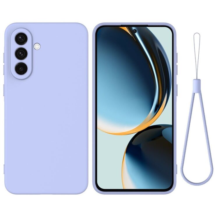 Защитный чехол Deexe Silicone Case для Samsung Galaxy A56 (A566) - Purple: фото 1 из 8