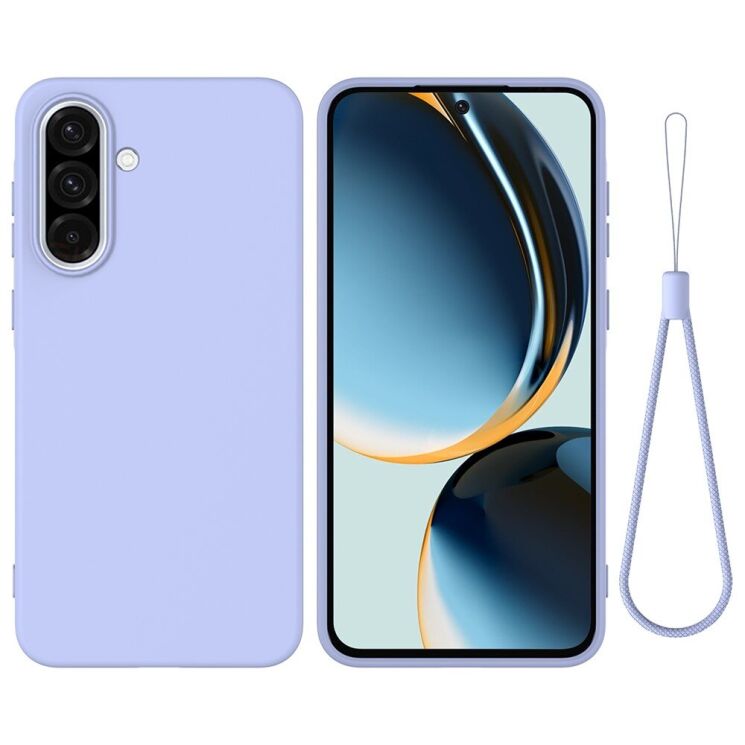 Силиконовый (TPU) чехол Deexe Silicone Case для Samsung Galaxy A56 (A566) - Purple: фото 1 из 8