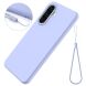 Силиконовый (TPU) чехол Deexe Silicone Case для Samsung Galaxy A56 (A566) - Purple (372116V). Фото 2 из 8