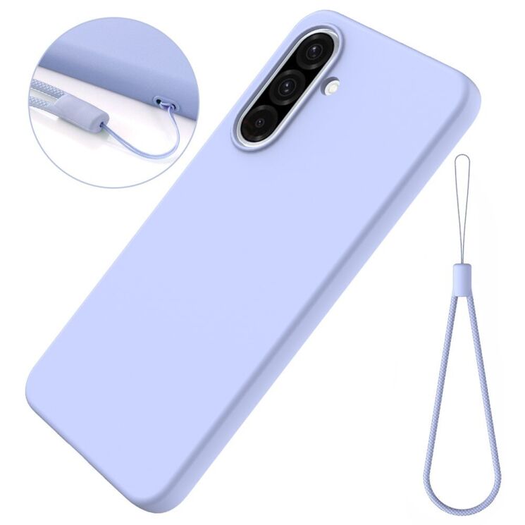 Силиконовый (TPU) чехол Deexe Silicone Case для Samsung Galaxy A56 (A566) - Purple: фото 2 из 8