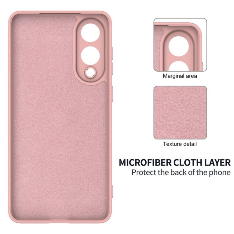 Защитный чехол Deexe Silicone Case для Samsung Galaxy S25 Edge (S937) - Pink: фото 6 из 9