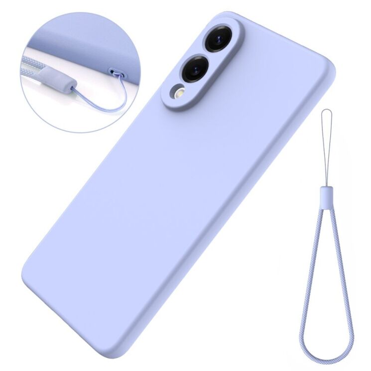 Защитный чехол Deexe Silicone Case для Samsung Galaxy S25 Edge (S937) - Pink: фото 7 из 9