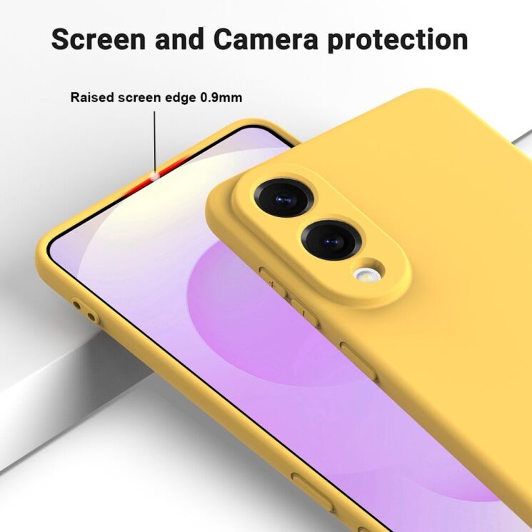 Защитный чехол Deexe Silicone Case для Samsung Galaxy S25 Edge (S937) - Pink: фото 4 из 9
