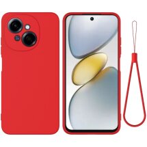 Защитный чехол Deexe Silicone Case для TECNO Spark Go 1 - Red: фото 1 из 8