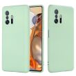 Захисний чохол Deexe Silicone Case для Xiaomi 11T / 11T Pro - Green (285820G)