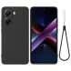 Защитный чехол Deexe Silicone Case для Xiaomi Poco X7 Pro - Black (371755B). Фото 1 из 9