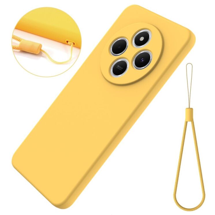 Защитный чехол Deexe Silicone Case для Xiaomi Redmi 14C / Redmi A4 5G / Poco C75 - Red: фото 7 из 8