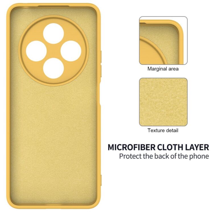 Защитный чехол Deexe Silicone Case для Xiaomi Redmi 14C / Redmi A4 5G / Poco C75 - Red: фото 6 из 8