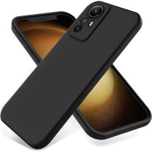 Захисний чохол Deexe Silicone Case для Xiaomi Redmi Note 12S - Black: фото 1 з 8