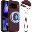 Захисний чохол Deexe Silicone Case with MagSafe для Google Pixel 10 Pro XL - Wine Red (384707WR)