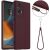 Защитный чехол Deexe Silicone Case with MagSafe для Motorola Edge 50 Fusion - Wine Red: фото 1 из 9