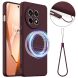 Защитный чехол Deexe Silicone Case with MagSafe для OnePlus 13R / Ace 5 / Ace 5 Pro - Wine Red (373746WR). Фото 1 из 8