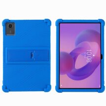 Захисний чохол Deexe Silicone Kickstand для Lenovo Tab K11 Gen 2 / Idea Tab (TB336) - Dark Blue: фото 1 з 12