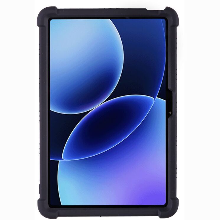 Захисний чохол Deexe Silicone Kickstand для Xiaomi Pad 8 / Pad 8 Pro - Black: фото 2 з 8
