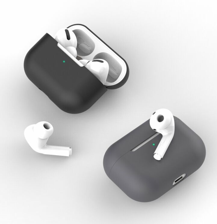 Захисний чохол Deexe Simple Style для Apple AirPods Pro - Red: фото 8 з 10
