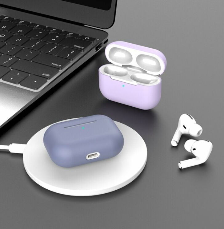 Захисний чохол Deexe Simple Style для Apple AirPods Pro - Red: фото 6 з 10