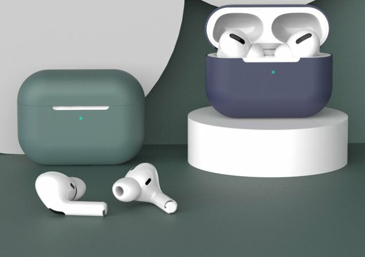 Захисний чохол Deexe Simple Style для Apple AirPods Pro - Red: фото 2 з 10