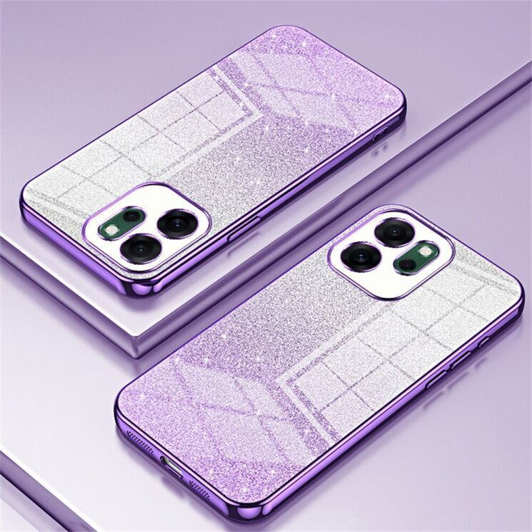 Захисний чохол Deexe Sparkles Cover для OPPO Reno 14 F/FS - Purple: фото 2 з 7