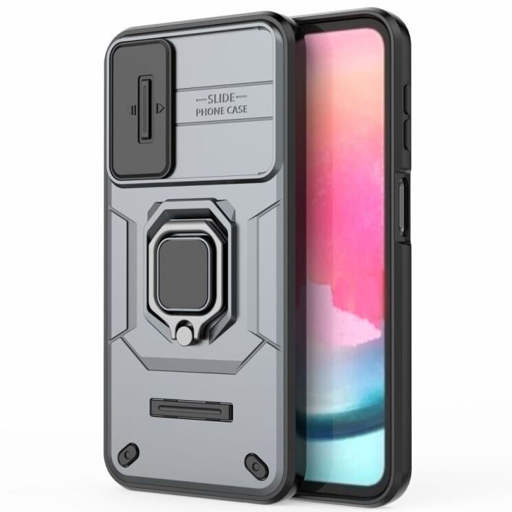Захисний чохол Deexe Stellar Shield для Samsung Galaxy A24 (A245) - Grey: фото 6 з 9