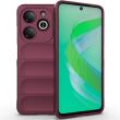 Защитный чехол Deexe Terra Case для Infinix Smart 8 - Wine Red (344117WR)