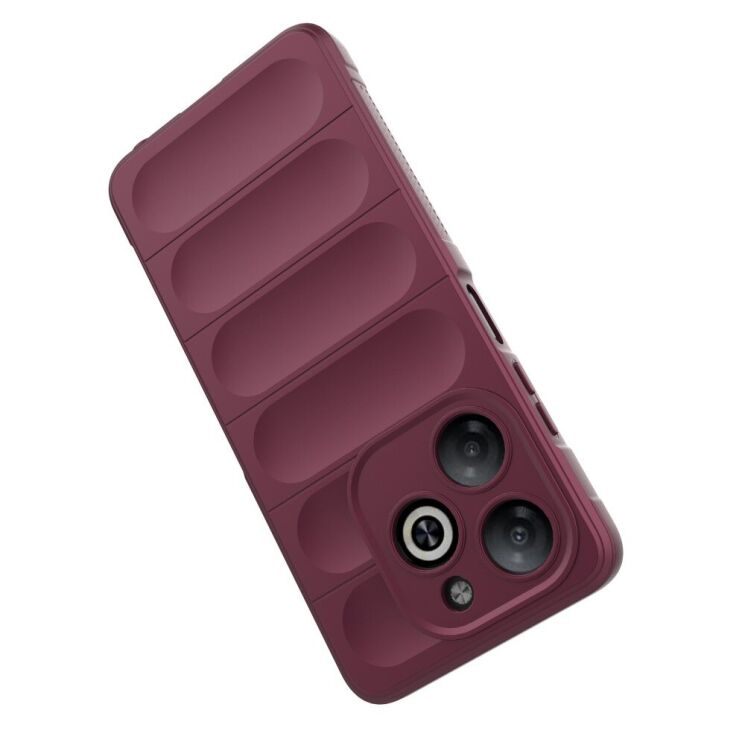 Защитный чехол Deexe Terra Case для Infinix Smart 8 - Wine Red: фото 3 из 8
