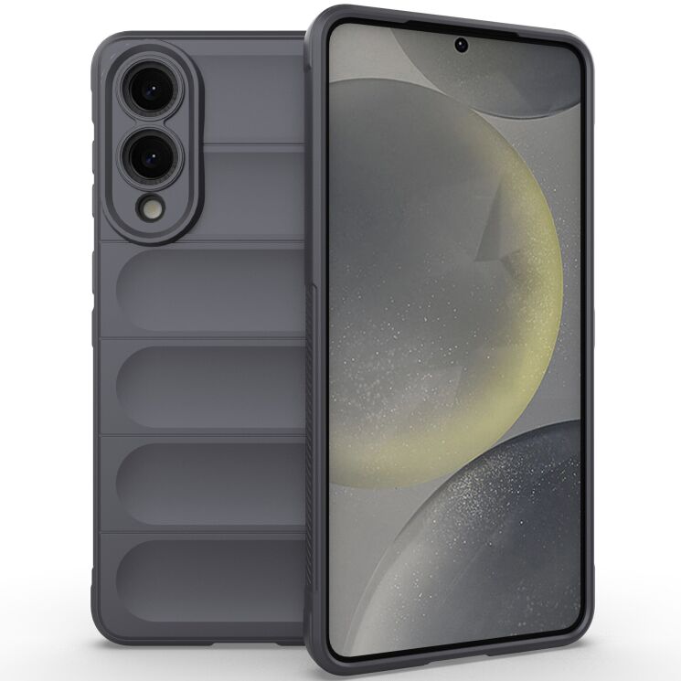 Защитный чехол Deexe Terra Case для Samsung Galaxy S25 Edge (S937) - Dark Grey: фото 1 из 2