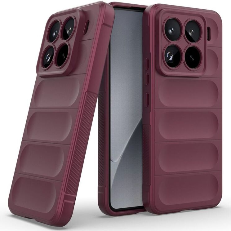 Захисний чохол Deexe Terra Case для Xiaomi 15 Pro - Wine Red: фото 2 з 6