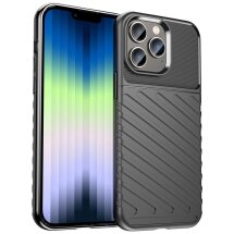 Захисний чохол Deexe Thunder Series для iPhone 14 Pro Max - Black: фото 1 з 8
