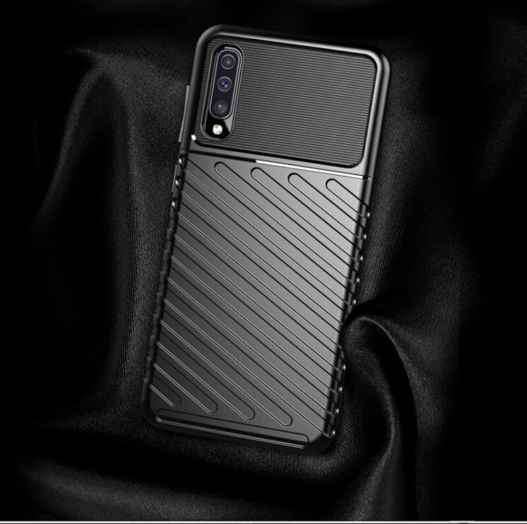 Захисний чохол Deexe Thunder Series для Samsung Galaxy A50 (A505) / A30s (A307) / A50s (A507) - Black: фото 3 з 10