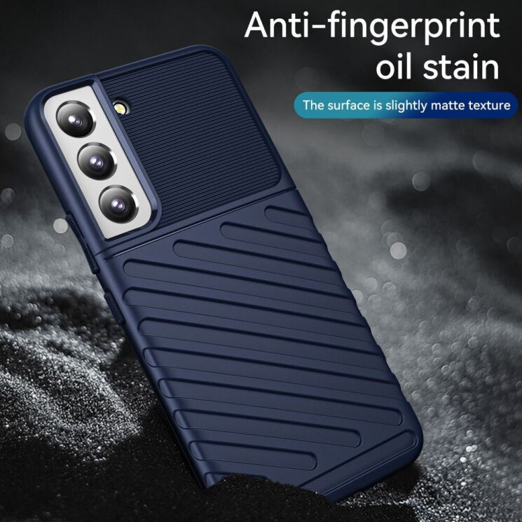 Защитный чехол Deexe Thunder Series для Samsung Galaxy S23 Plus - Blue: фото 5 из 8