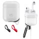 Защитный чехол Deexe Waterproof Case для Apple AirPods 1 / 2 - White (204505W). Фото 1 из 14