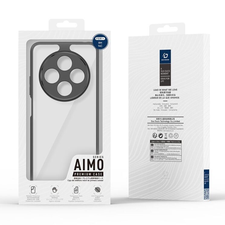 Защитный чехол DUX DUCIS Aimo Series для Xiaomi Redmi 14C / Redmi A4 5G / Poco C75 - Black: фото 3 из 10
